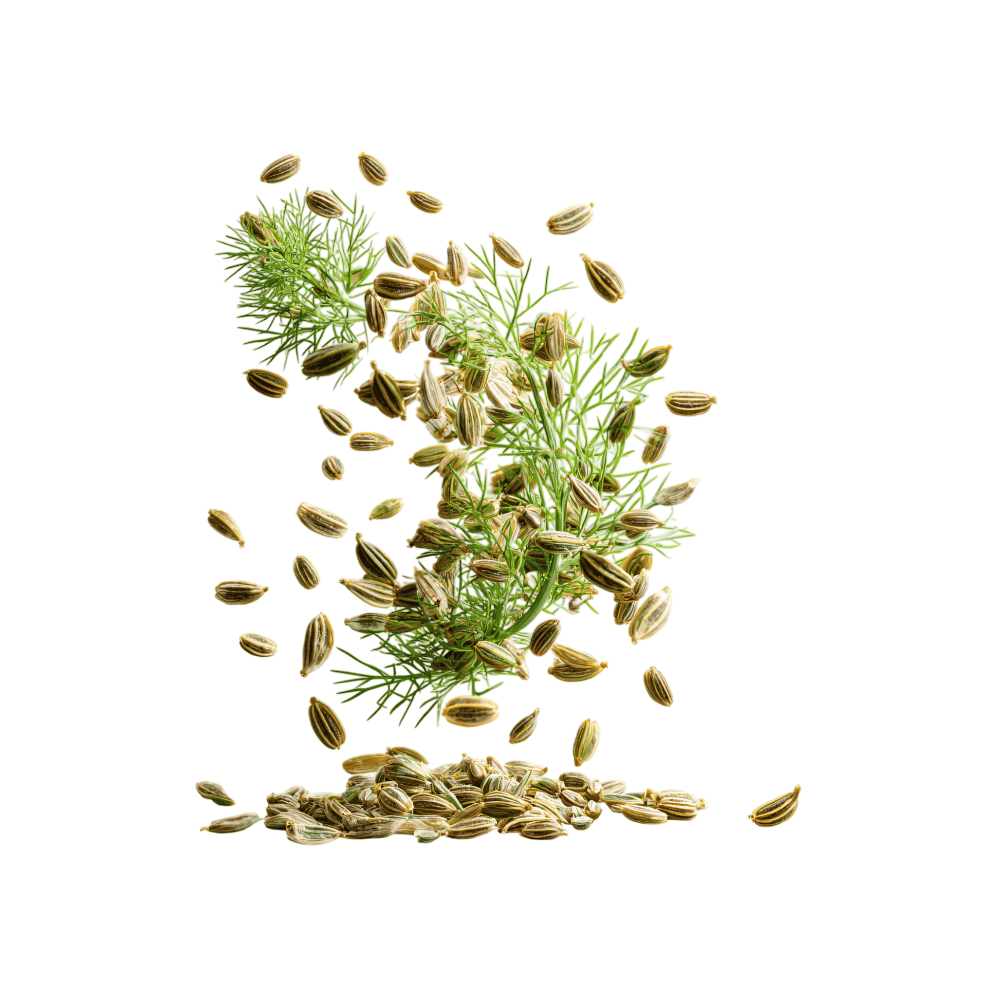 Green Plant Fennel (سونف) 200+ Seeds